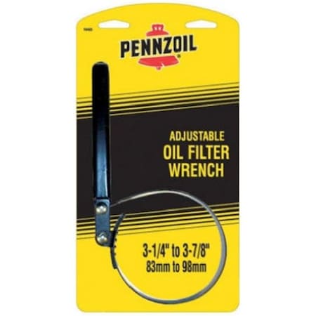 Unique Accessories Unique Accessories 19403 Pennzoil Large Strap Oil Filter Wrench; Black 729749
